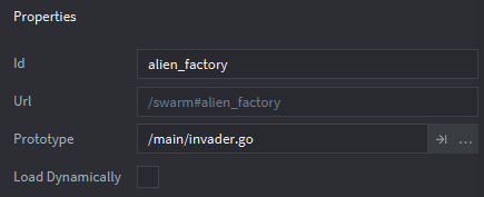 Swarm factory properties