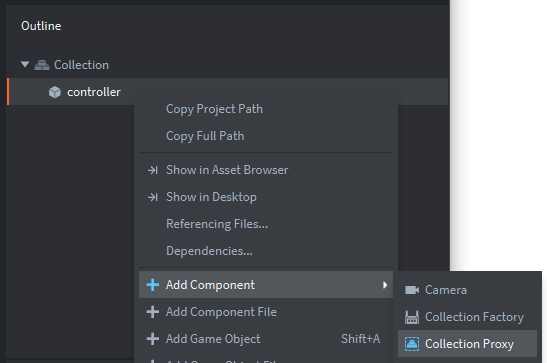 Add collection proxy