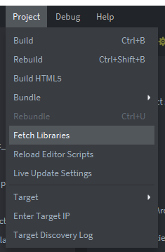 Fetch libraries